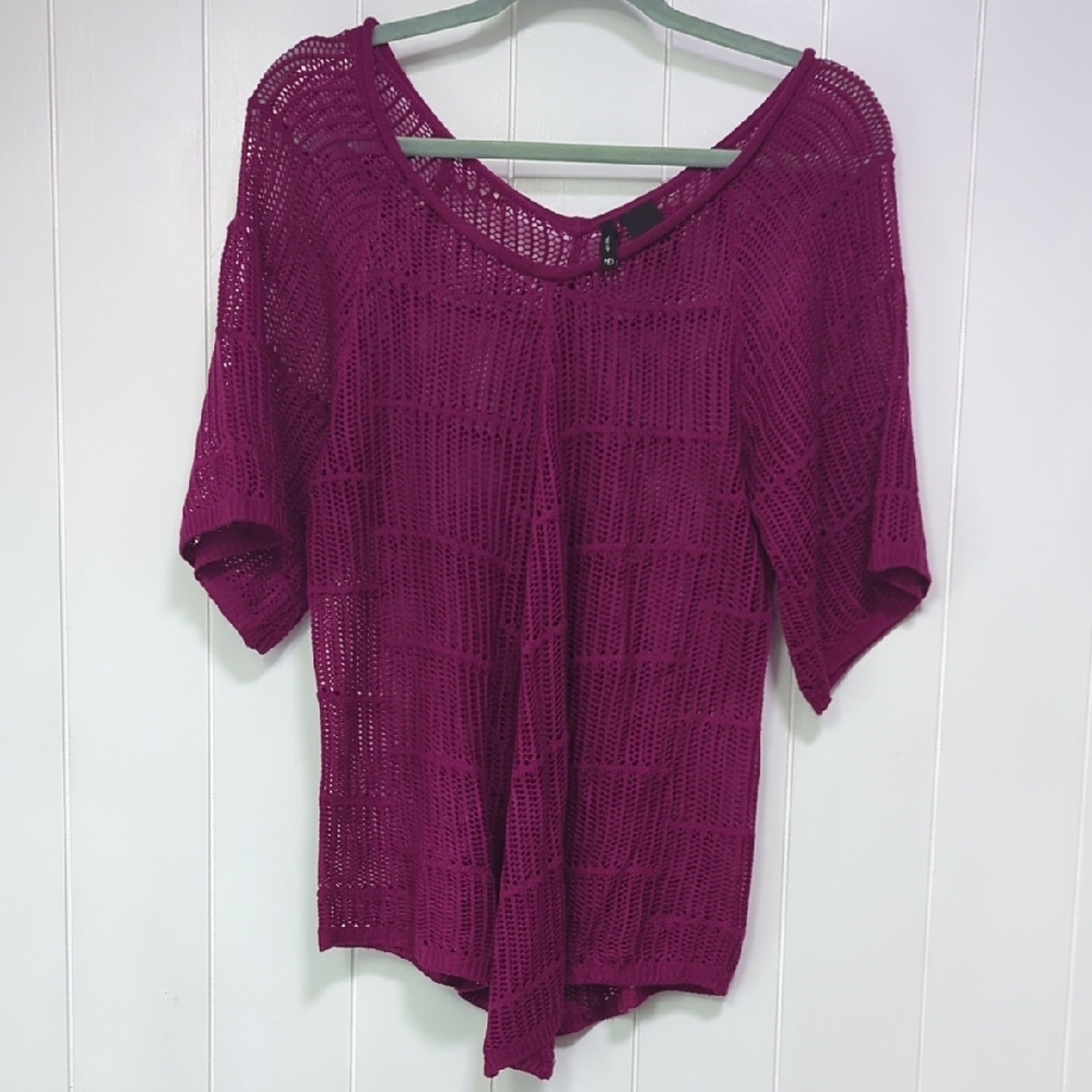 ❤️5/$25 Women's Magenta Knit Top